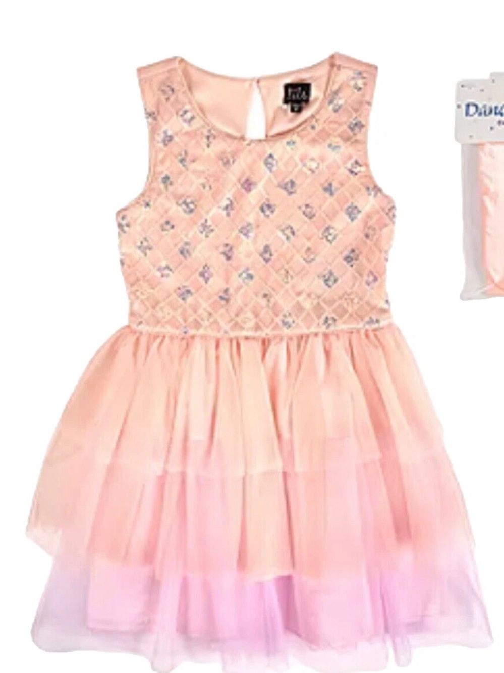 Zunie Pink Ombre Tulle Dress